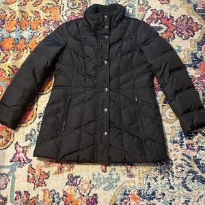 London Fog Black Down Puffer Coat